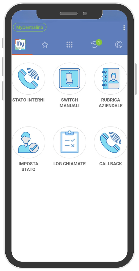 app-custom MyCentralino - Cloud Softphone Centralino Virtuale VoIP in versione Gratuita, Advanced e Professional. Nessun costo di attivazione, l'attivazione è immediata e gratuita.