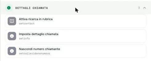 La famiglia Dettagli chiamata nel catalogo