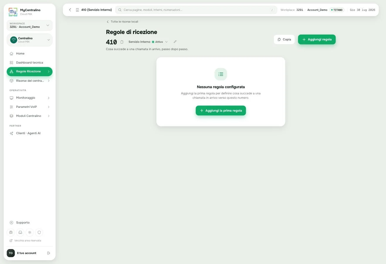 Una pipeline vuota