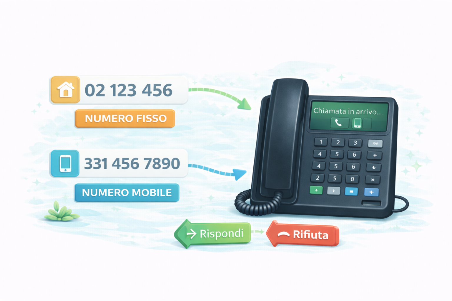 Filtro Numeri Fissi e Mobili